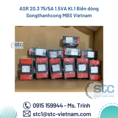 ASR 20.3 75/5A 1.5VA Kl.1 Biến dòng Songthanhcong MBS Vietnam