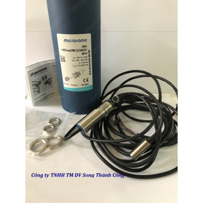 dbk+4/M12/3BEE/M18 E+S - Cảm biến siêu âm - Microsonic Vietnam