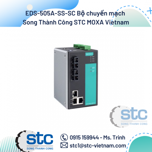 EDS-505A-SS-SC Bộ chuyển mạch Song Thành Công MOXA Vietnam
