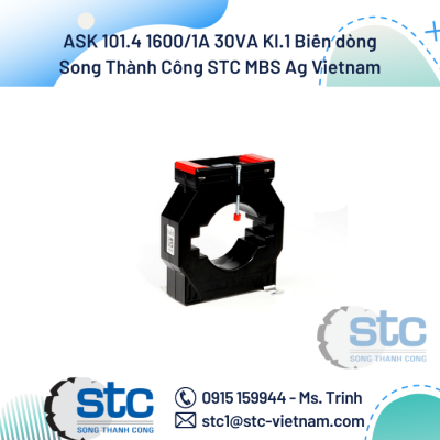 ASK 101.4 1600/1A 30VA Kl.1 Biến dòng MBS Ag