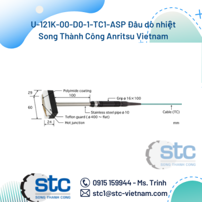 U-121K-00-D0-1-TC1-ASP Đầu dò nhiệt Song Thành Công Anritsu Vietnam