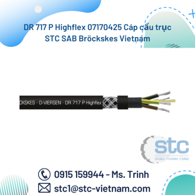 DR 717 P Highflex 07170425 Cáp cẩu trục STC SAB Bröckskes Vietnam