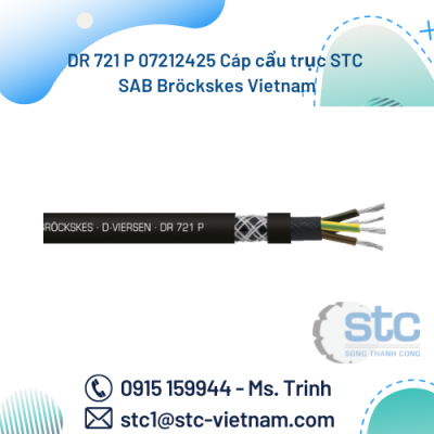 DR 721 P 07212425 Cáp cẩu trục STC SAB Bröckskes Vietnam