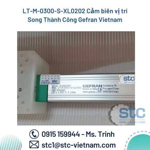 LT-M-0300-S-XL0202 Cảm biến vị trí Song Thành Công Gefran Vietnam
