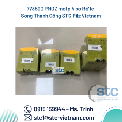 773500 PNOZ mo1p 4 so Rơ le Song Thành Công STC Pilz Vietnam