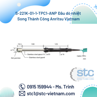 S-221K-01-1-TPC1-ANP Đầu dò nhiệt Song Thành Công Anritsu Vietnam