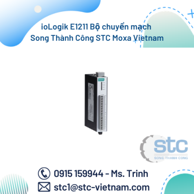 ioLogik E1211 Bộ chuyển mạch Song Thành Công STC Moxa Vietnam