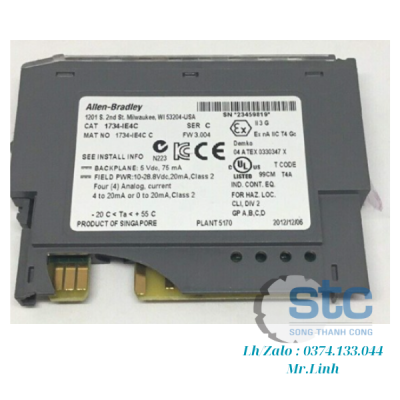 Modul đầu vào tương tự 1734-IE4C  Allen Bradley