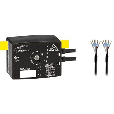 Bộ phân phối hoạt động ASi, IP67, 4I/4O-BWU3326 Bihl+wiedemann