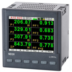 Đồng hồ đo mạng điện với ethernet, ghi và màn hình đồ họa ND30 Lumel- STC VietNam