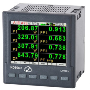 Đồng hồ đo mạng điện với ethernet, ghi và màn hình đồ họa ND30IoT Lumel - STC VietNam