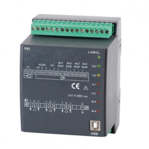 Bộ chuyển đổi thông số mạng điện 3 pha P43 Lumel 